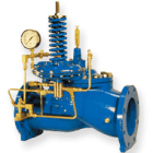 Level control valves for water works